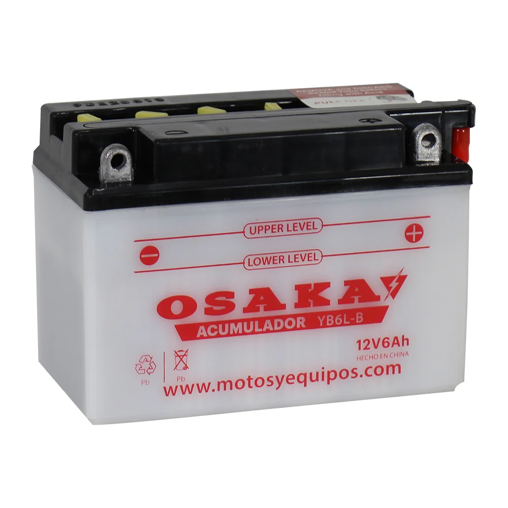 ACUMULADOR OSAKA YB6L-B (6 PIEZAS X CAJA)