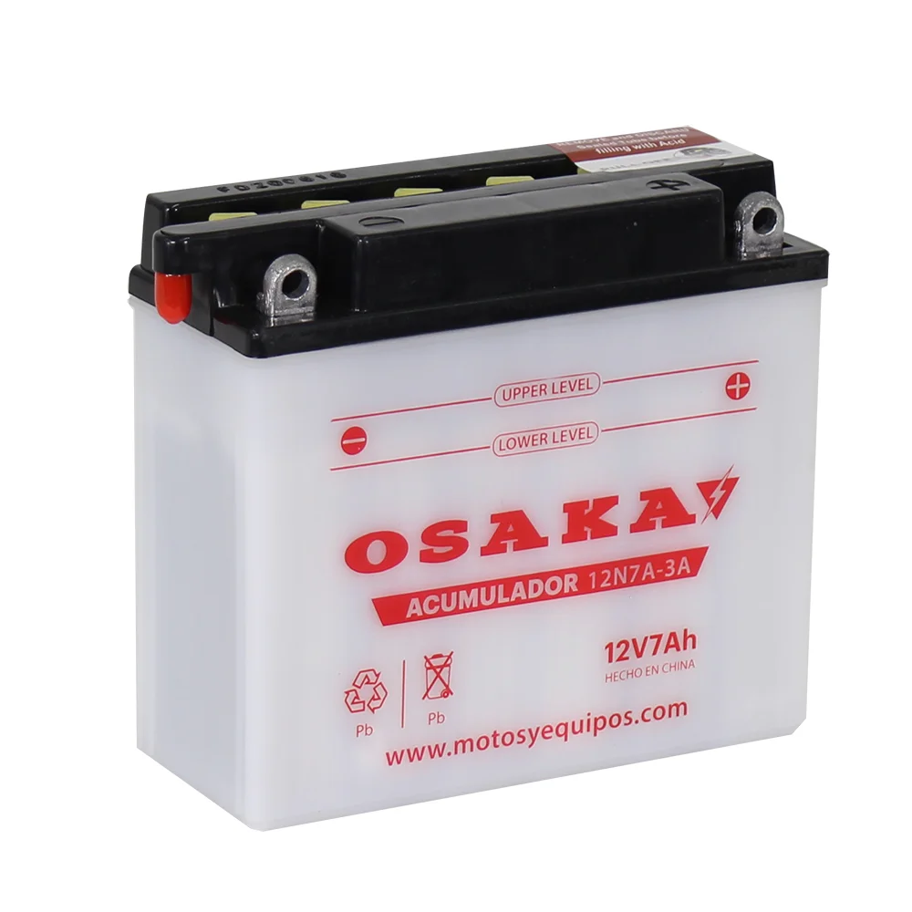 ACUMULADOR OSAKA 12N7A-3A (6 PIEZAS X CAJA)
