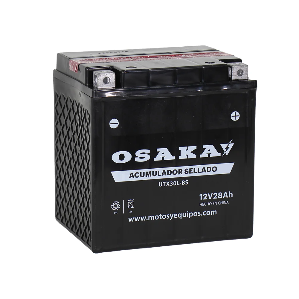 ACUMULADOR SELLADO OSAKA UTX30L-BS (YTX30L-BS) (2 PIEZAS X C