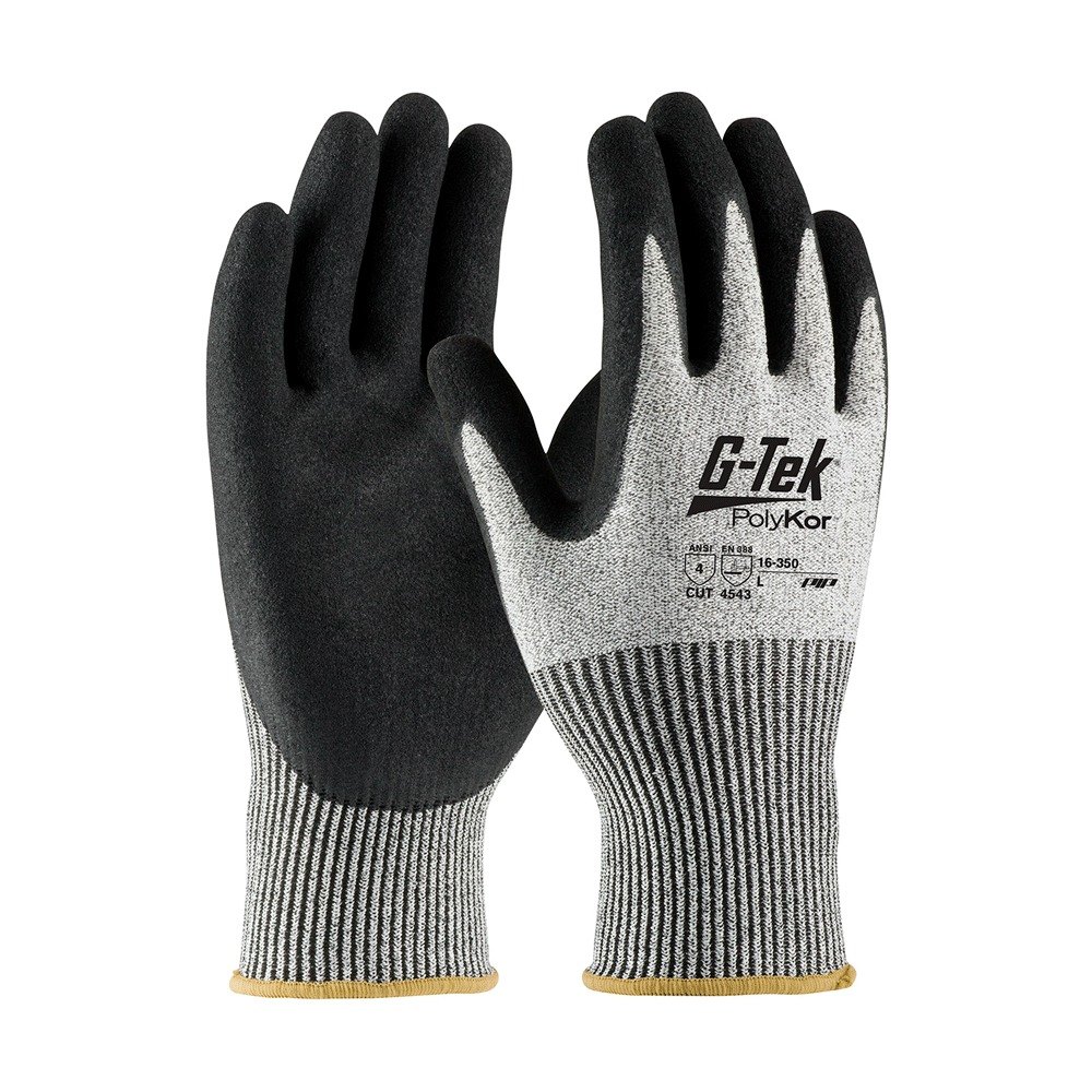 Guante Proteccion al Corte A4 Polykor Recubierto Nitrilo PIP 16-350