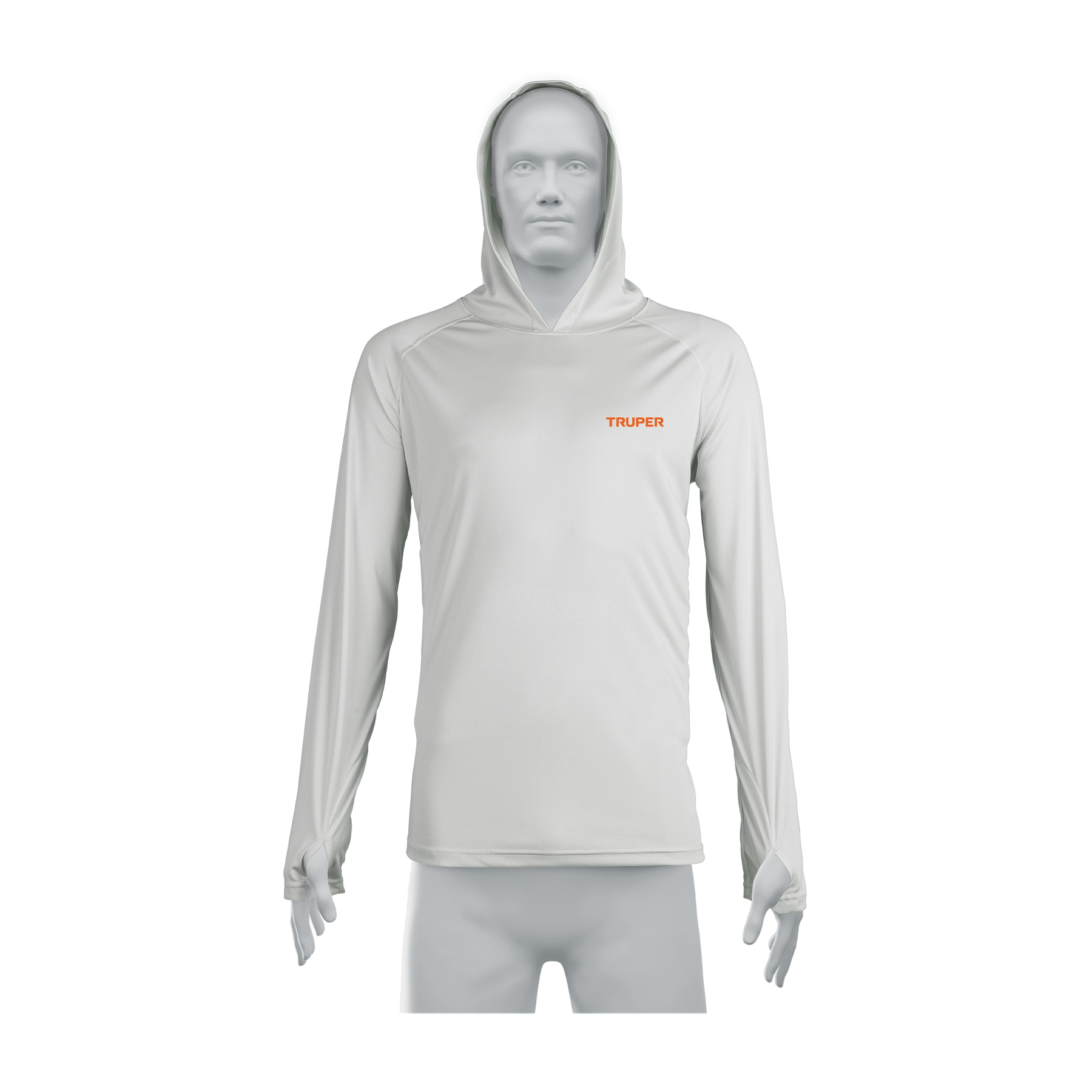 Playera protección solar,m. larga, c/gorro,hombre,EG, TRUPER