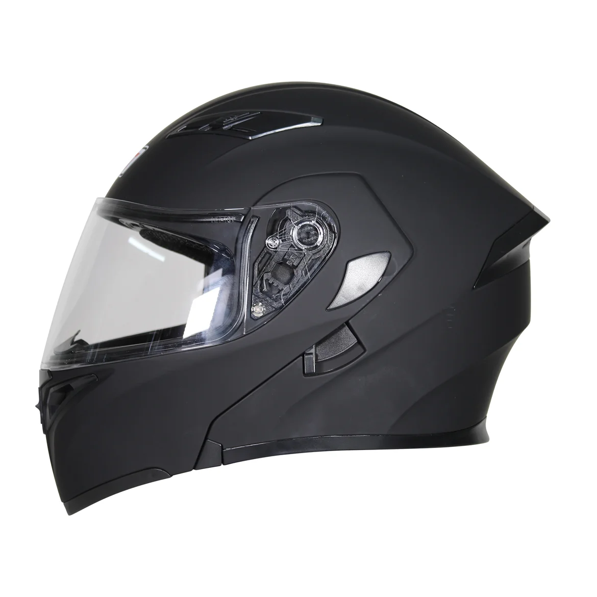 CASCO ABATIBLE R7 RACING UNSCARRED SOLID DOBLE MICA DOT L NE
