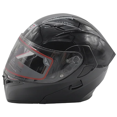 CASCO ABATIBLE R7 RACING UNSCARRED SOLID DOBLE MICA DOT XL N