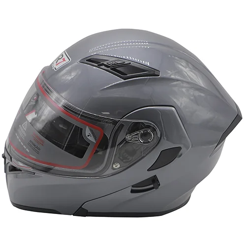 CASCO ABATIBLE R7 RACING UNSCARRED SOLID DOBLE MICA DOT S GR