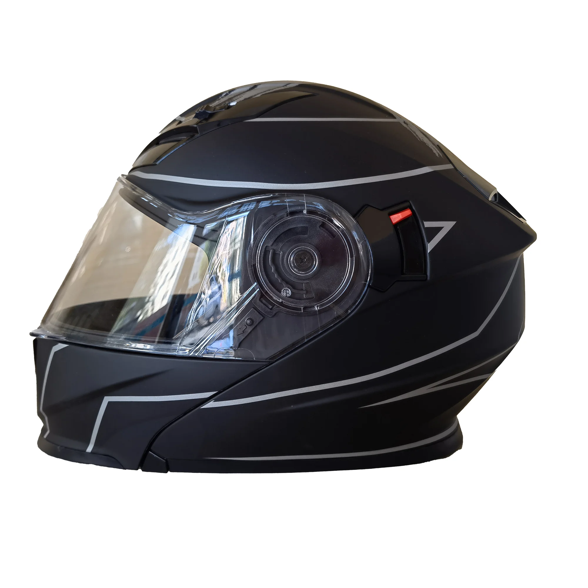 CASCO ABATIBLE R7 RACING EXPERT FASTTEST DOBLE MICA DOT L GR