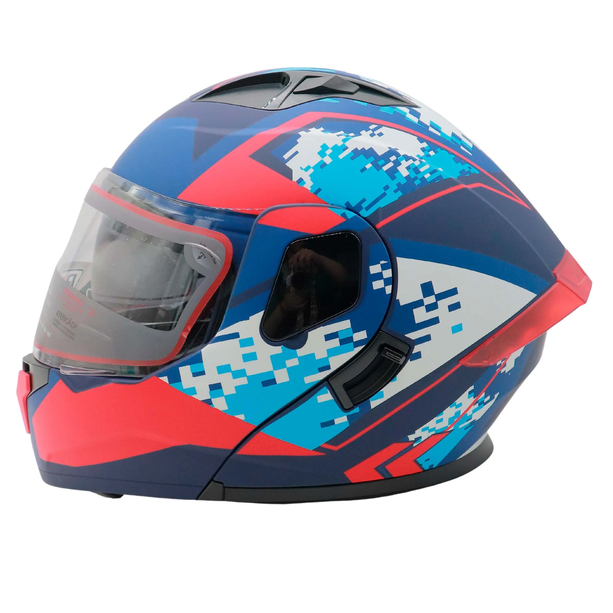 CASCO ABATIBLE R7 RACING DYNATOS MAGNO DOBLE MICA DOT XXL