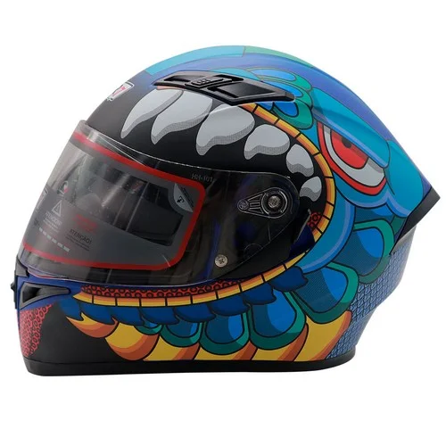 CASCO CERRADO R7 RACING PAINLESS QUETZAL DOBLE MICA DOT S AZ