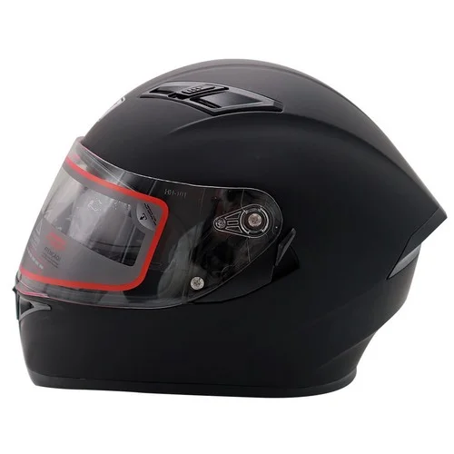 CASCO CERRADO R7 RACING PAINLESS SOLID DOBLE MICA DOT M NEGR