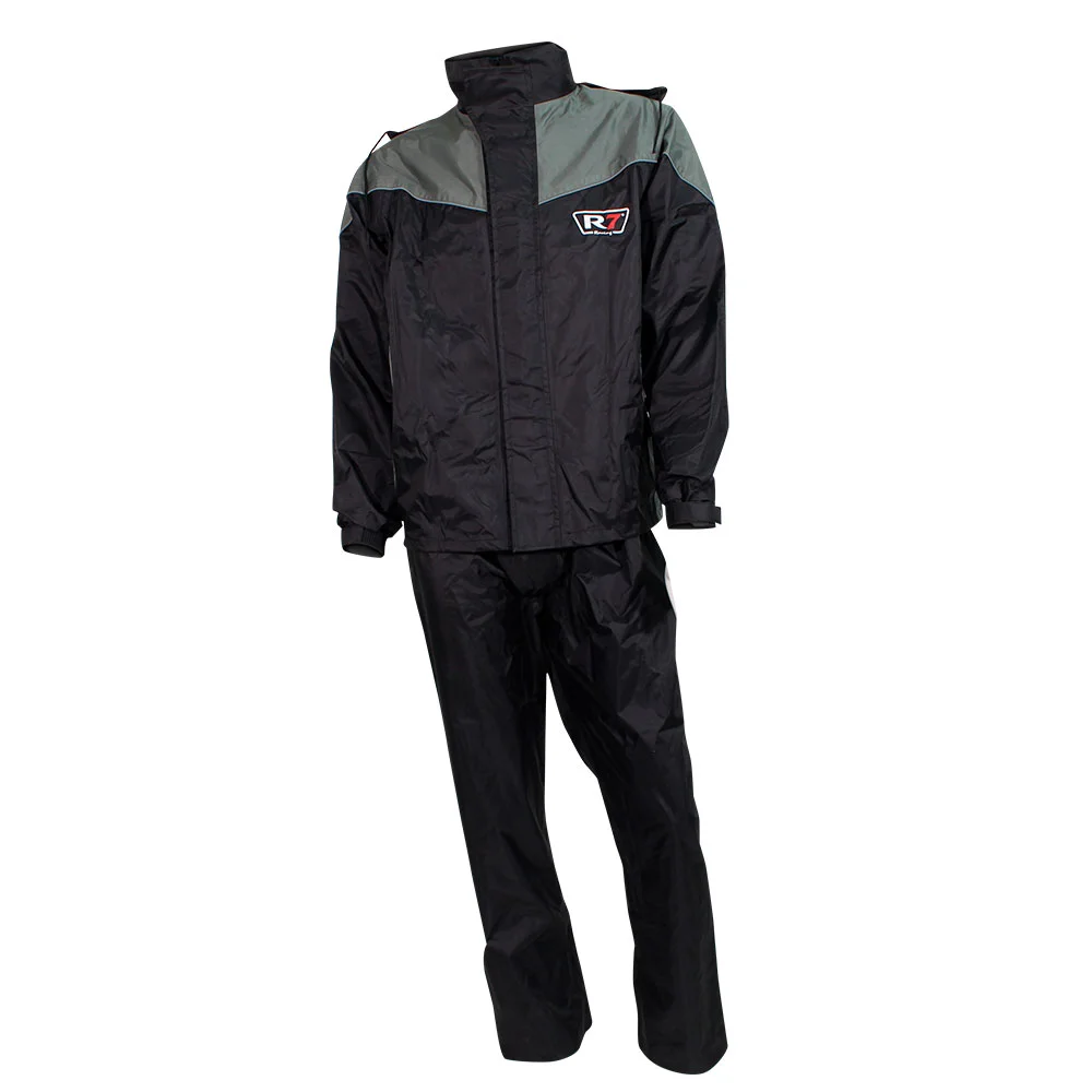 IMPERMEABLE R7 RACING PREMIUM L NGO/GRS