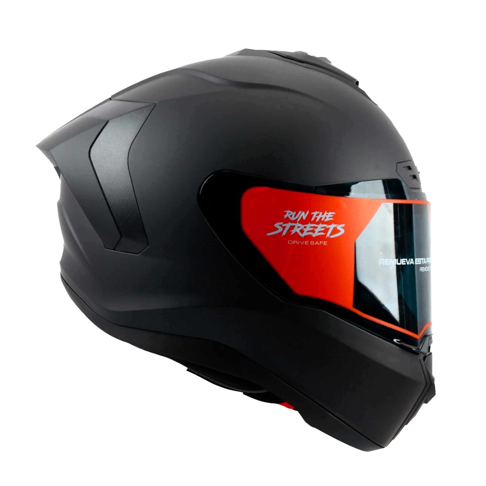 CASCO CERRADO R7 RACING SENTRY ECE L NEGRO MATE