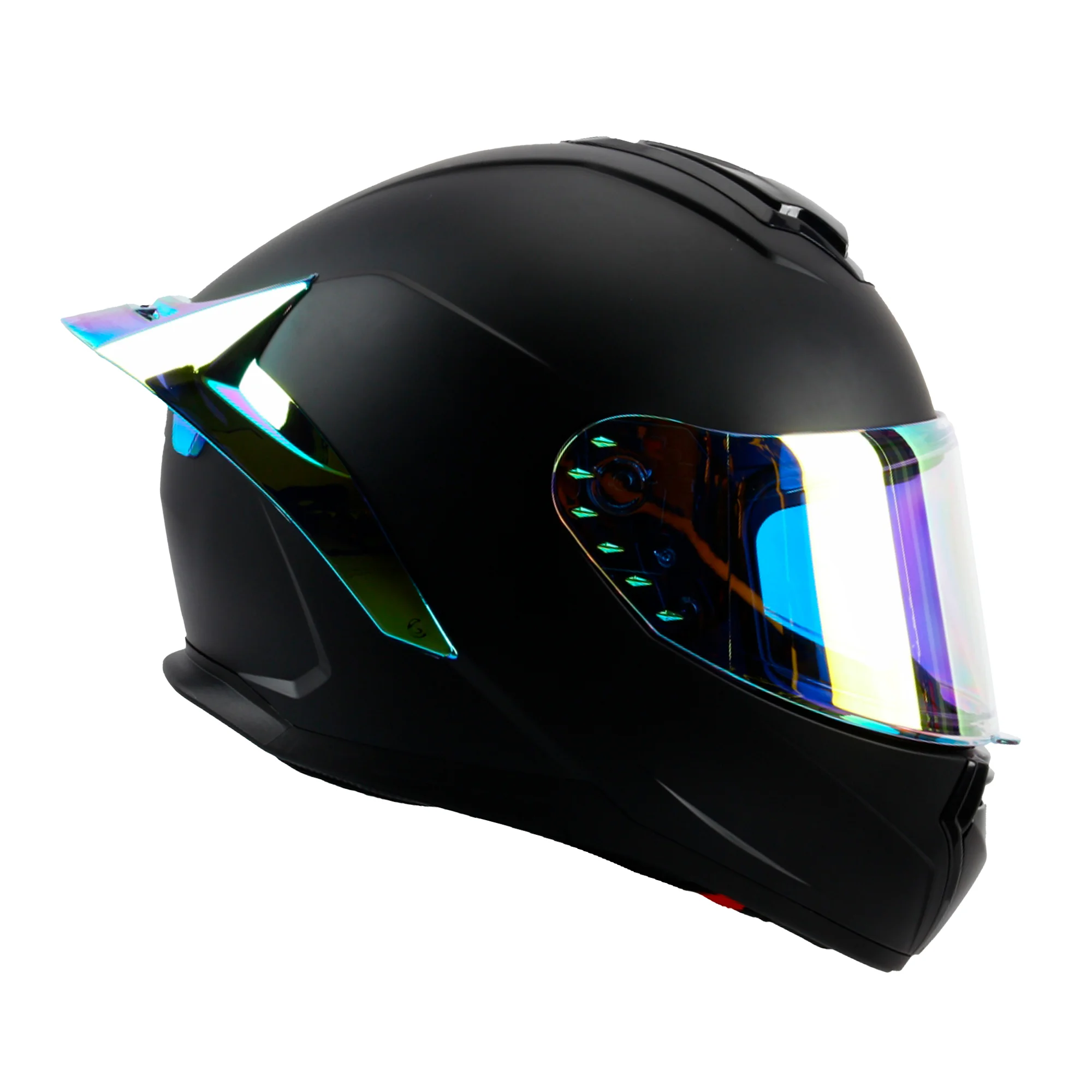 CASCO CERRADO R7 RACING DELTA DOT L NEGRO MATE
