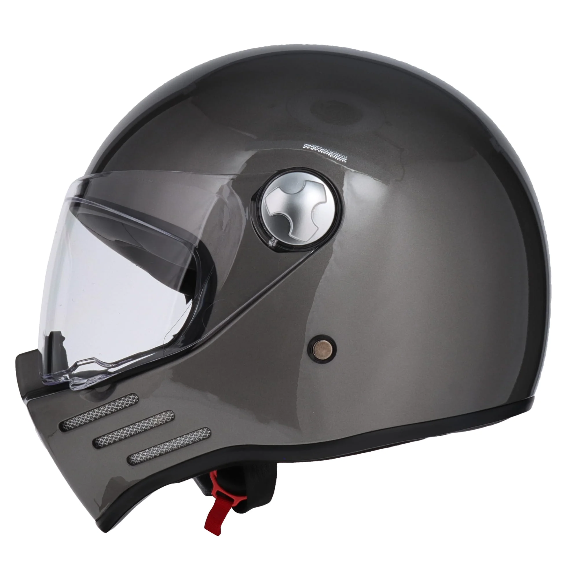 CASCO CERRADO R7 RACING CLANCY DOT L GRIS