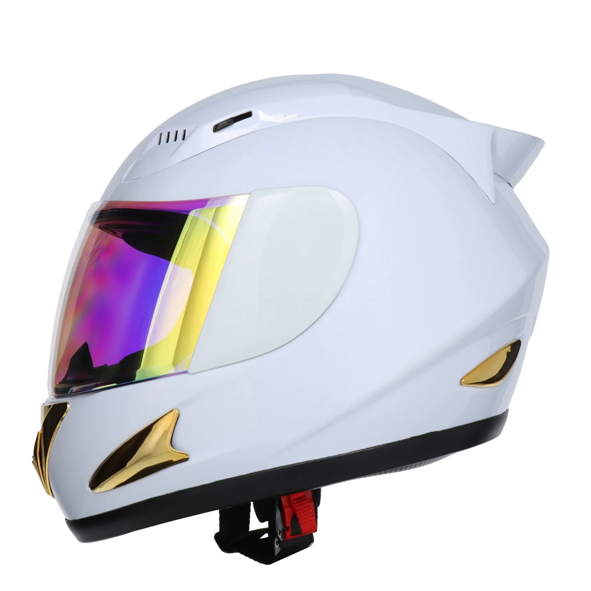 CASCO CERRADO R7 RACING EON DOT M BLANCO