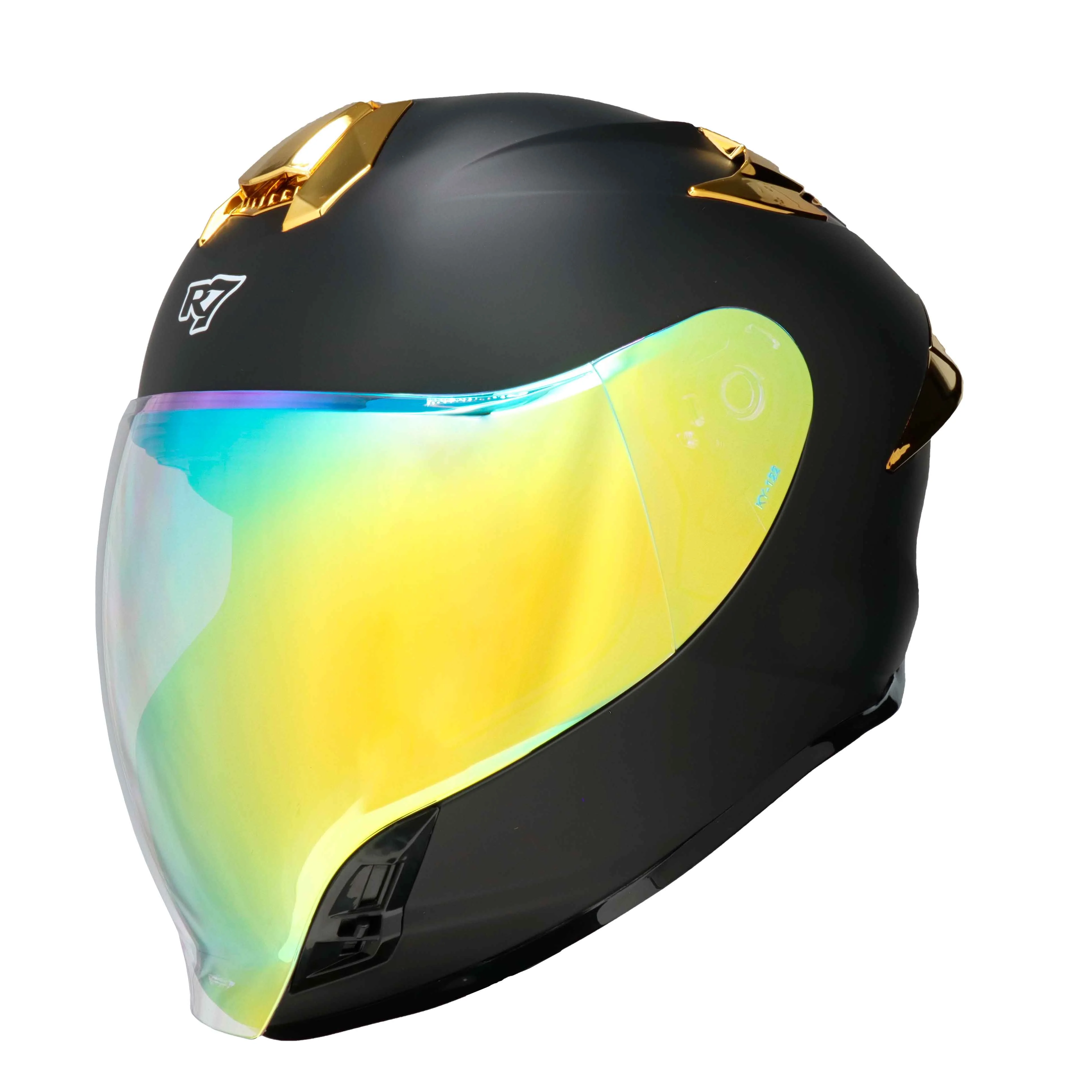 CASCO CERRADO R7 RACING RAZOR DOT L NEGRO