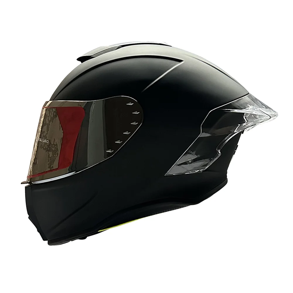 CASCO CERRADO R7 RACING BADDER ECE L NEGRO MATE