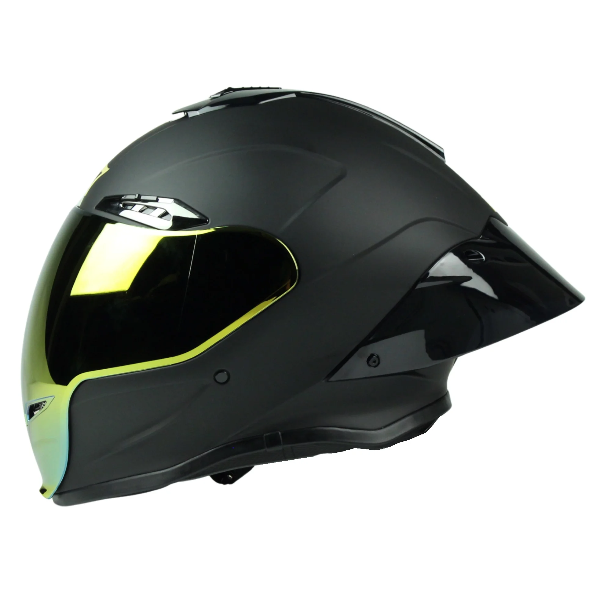 CASCO CERRADO R7 RACING ARROW L NEGRO MATE BIG SPOILER