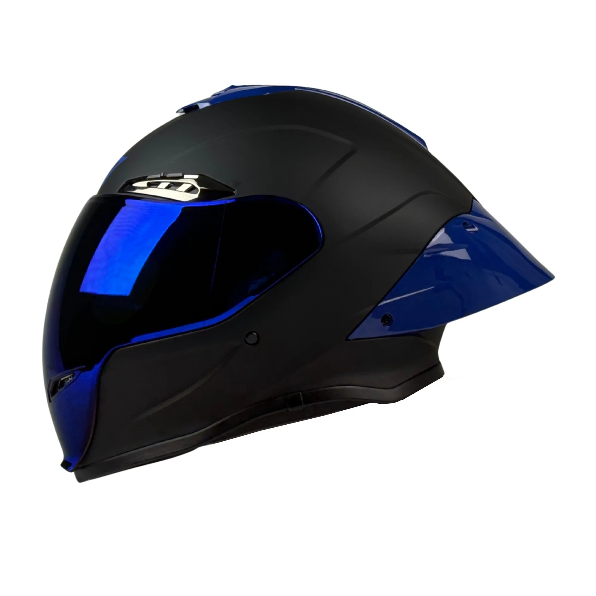 CASCO CERRADO R7 RACING ARROW S NEGRO MATE MICA Y BIG SPOILE