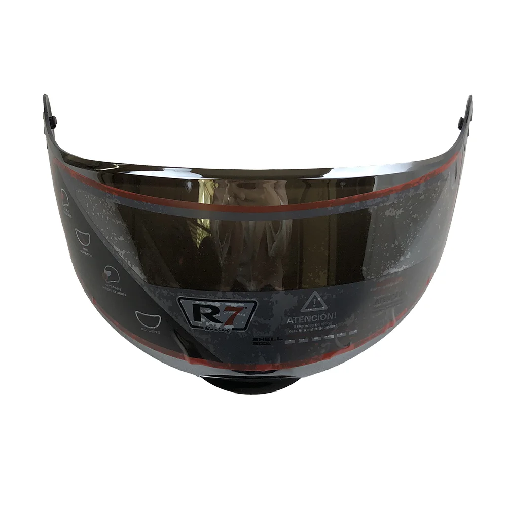 MICA PARA CASCO R7 RACING P/ALFA IRIDIUM PLATA