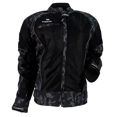 CHAMARRA DEPORTIVA KOHL XS NGO/CAMO KOHL-477 TEXTIL VENTILAD