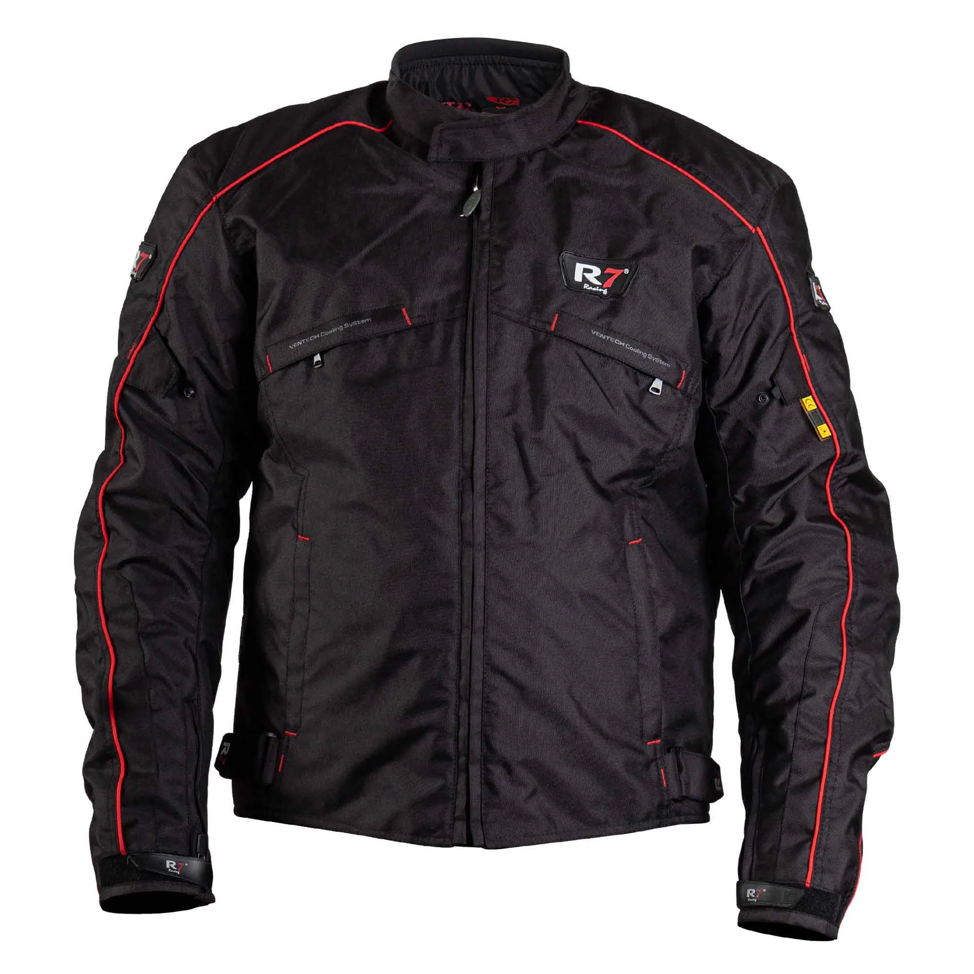 CHAMARRA DEPORTIVA R7 L ROJO R7-121 TEXTIL