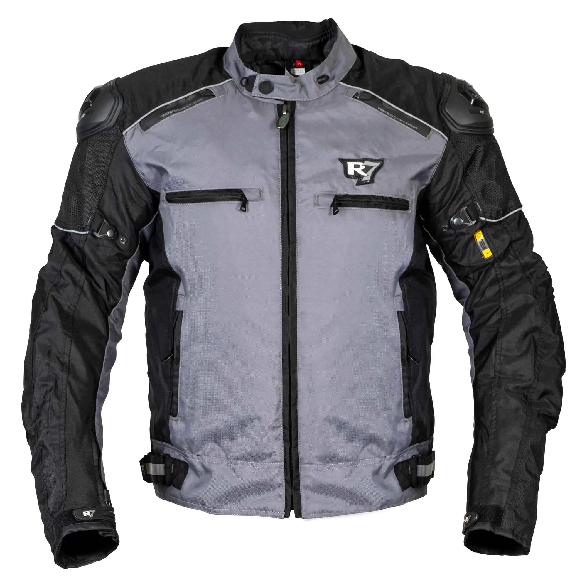CHAMARRA DEPORTIVA R7 RACING M NGO/GRS R7-2131 TEXTIL