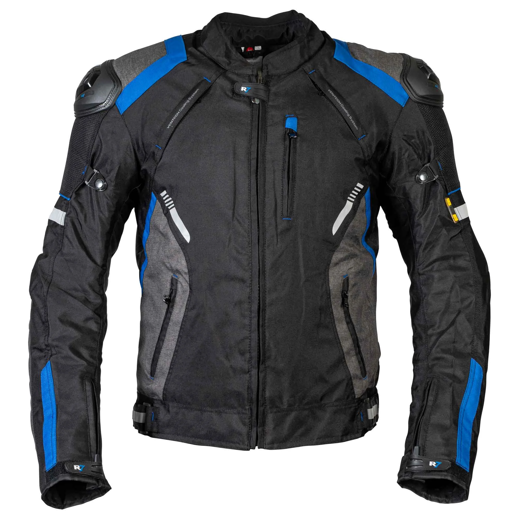 CHAMARRA DEPORTIVA R7 RACING M NGO/AZL R7-2120 TEXTIL