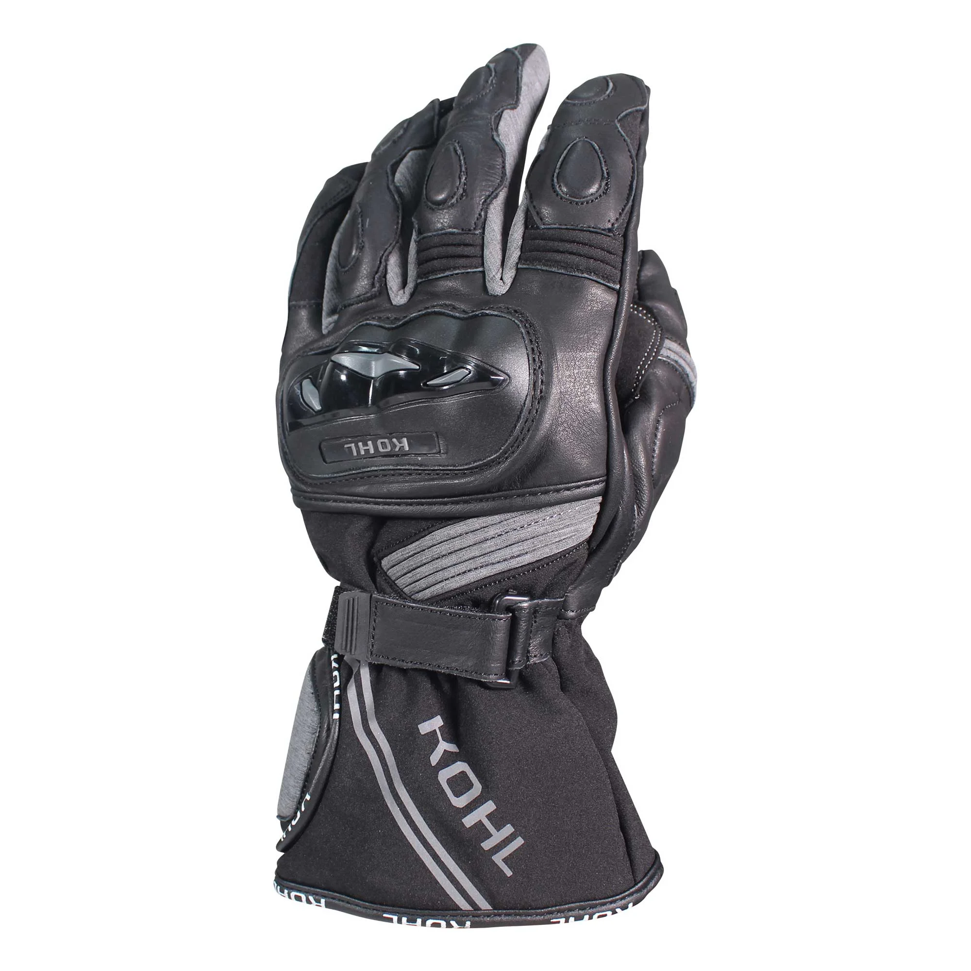 GUANTES VEL KOHL S GRIS KOHL-001 TEXTIL/PIEL
