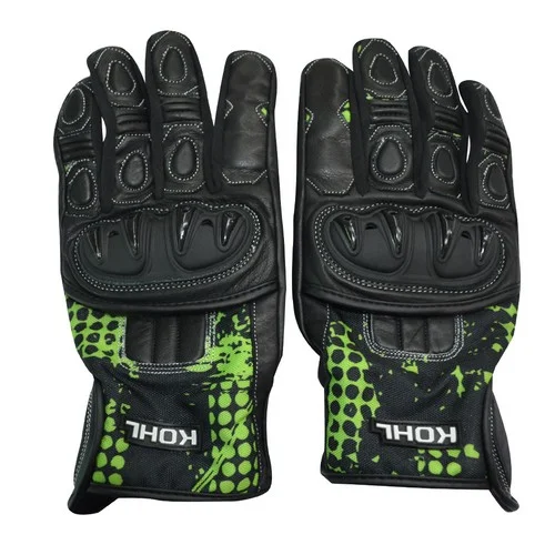 GUANTES VEL KOHL XL VERDE KOHL-132 TEXTIL/PIEL