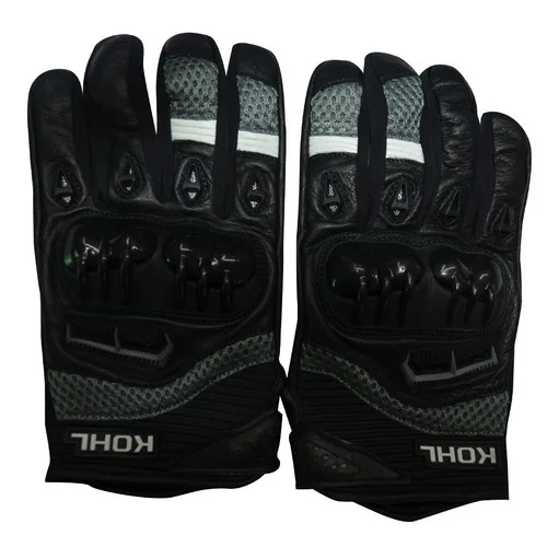 GUANTES VEL KOHL S GRIS KOHL-204 TEXTIL/PIEL VENTILADO