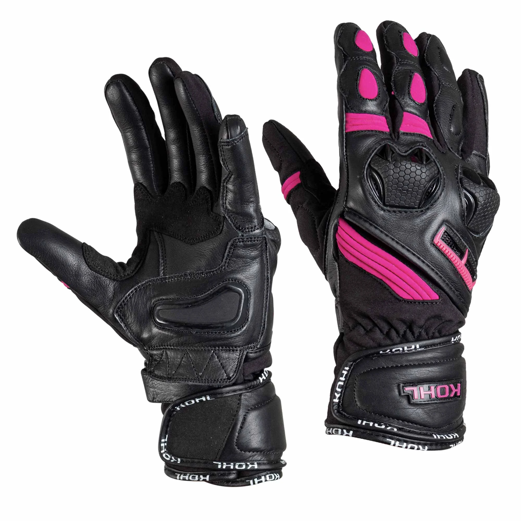 GUANTES VEL KOHL S ROSA KOHL-401 TEXTIL P/DAMA