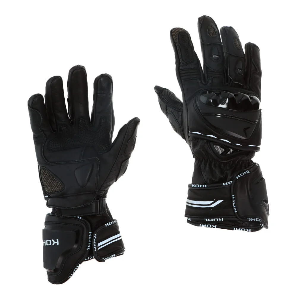 GUANTES VEL KOHL L NEGRO KOHL-4104 PIEL