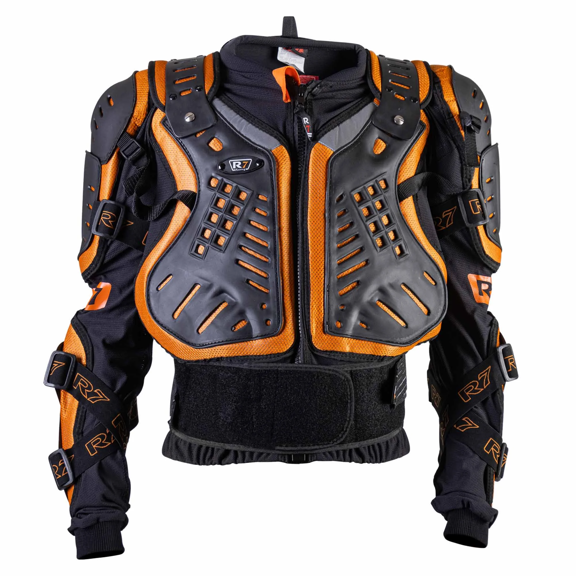PROTECTOR DE CUERPO EN CHALECO R7 RACING XS NGO/NJA SCORPIO
