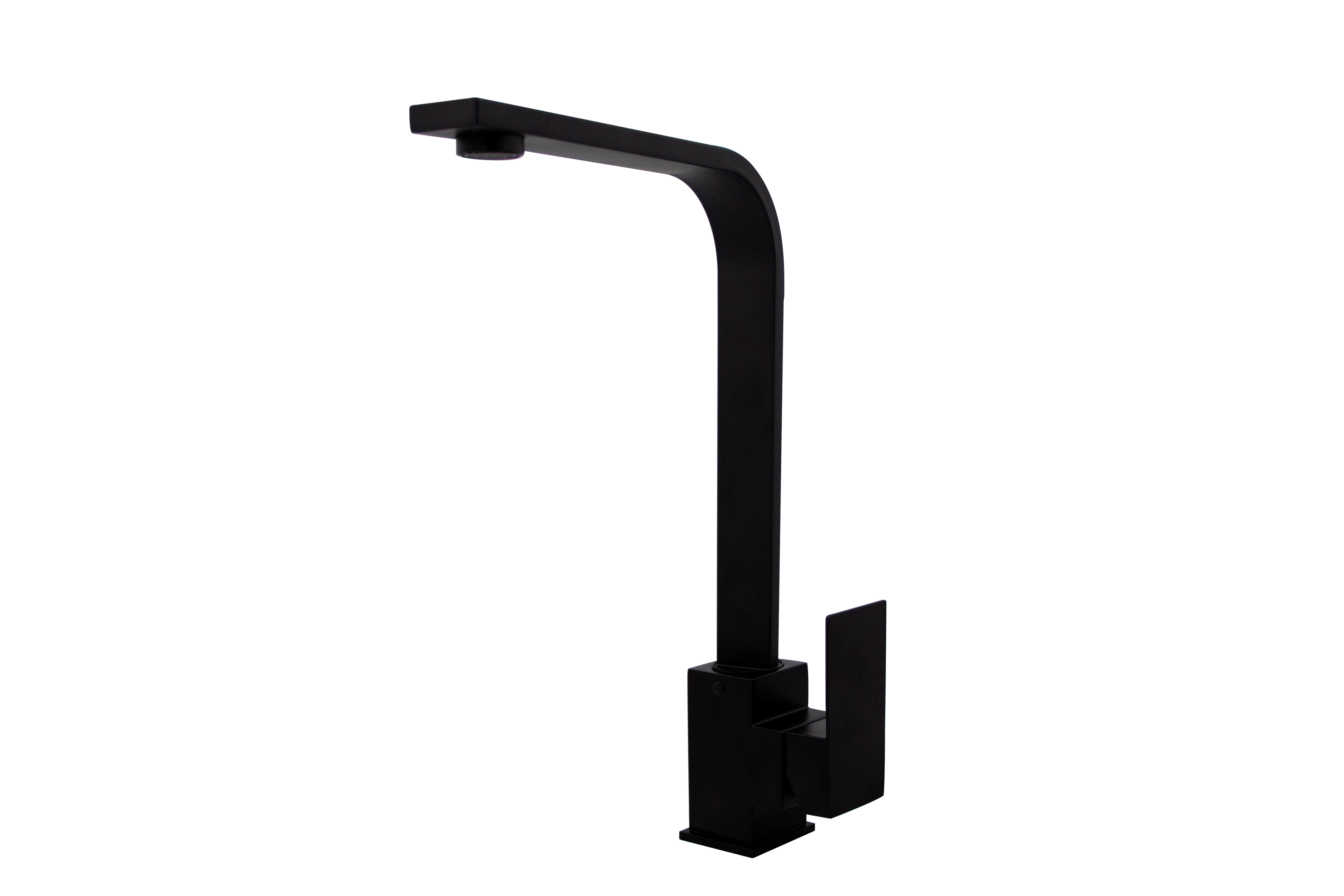 Mezcladora Monomando para Fregadero Negro RUGO 014-FN