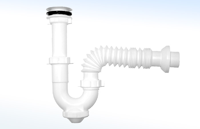 Trampa Flexible de Polipropileno con Registro para Lavabo RUGO 11-RF