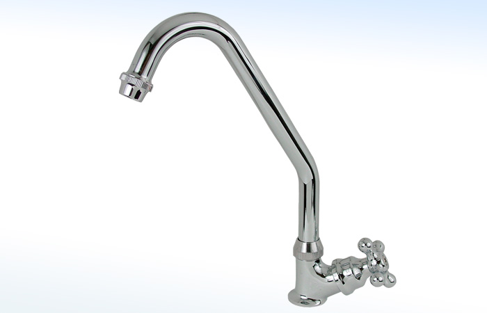 Llave Fregadero Individual Cromo RUGO 7-FC