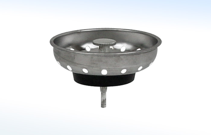 Canastilla Anticontaminante para Desagüe Acero Inoxidable Pulido RUGO RF-01