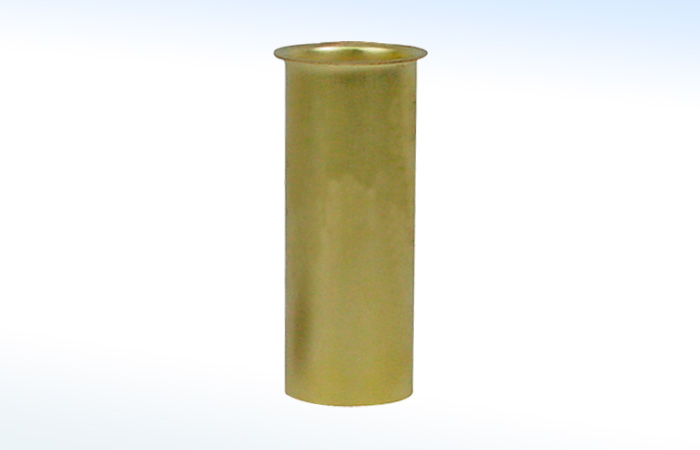 Tubo de Latón con Pestaña para Desagüe Latón Pulido RUGO RF-06