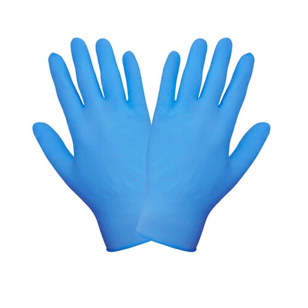 Guante Desechable Nitrilo para Manejo de Alimentos Azul SAFE-FIT 705PFE