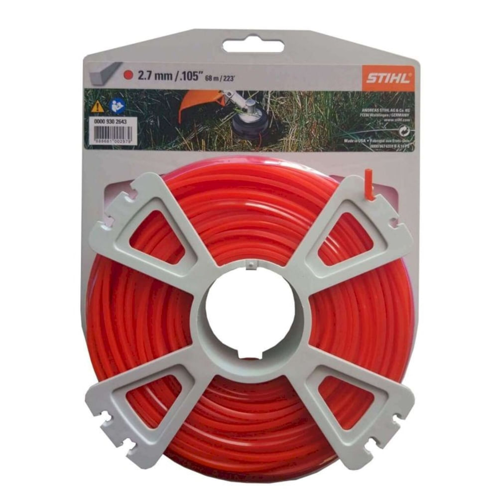 Hilo corte cuadrado Ø 2,7 mm x 65,0 m