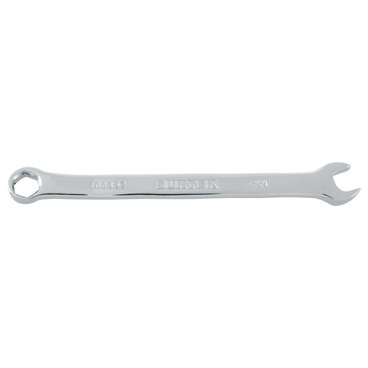 Llave combinada pulido espejo métrica, 12 puntas, 7 mm Surtek