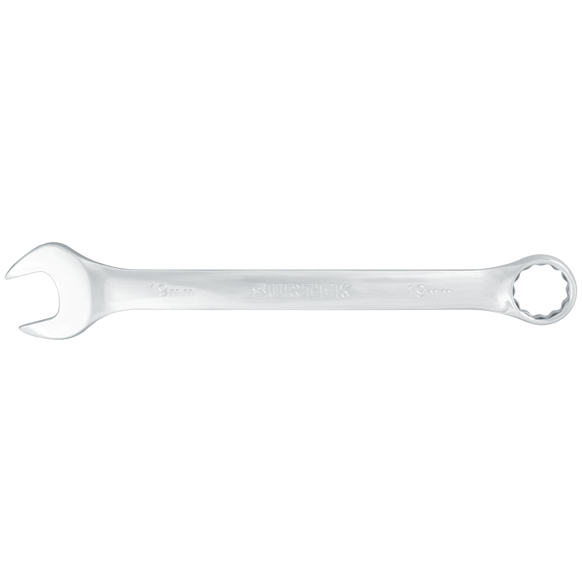 Llave combinada pulido espejo métrica, 12 puntas, 19 mm Surtek