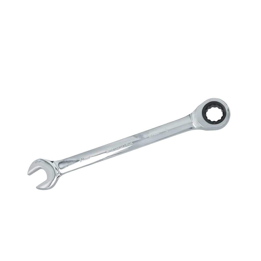 Llave combinada pulido espejo de matraca métrica, 12 puntas, 21mm Surtek