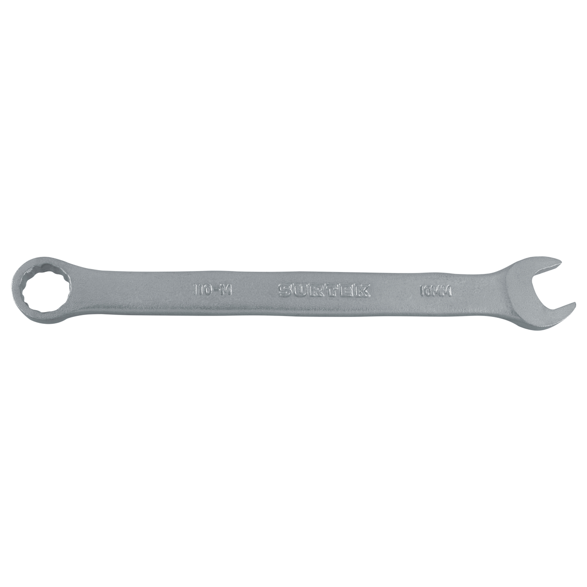 Llave combinada satinada métrica, 12 puntas, 10 mm Surtek