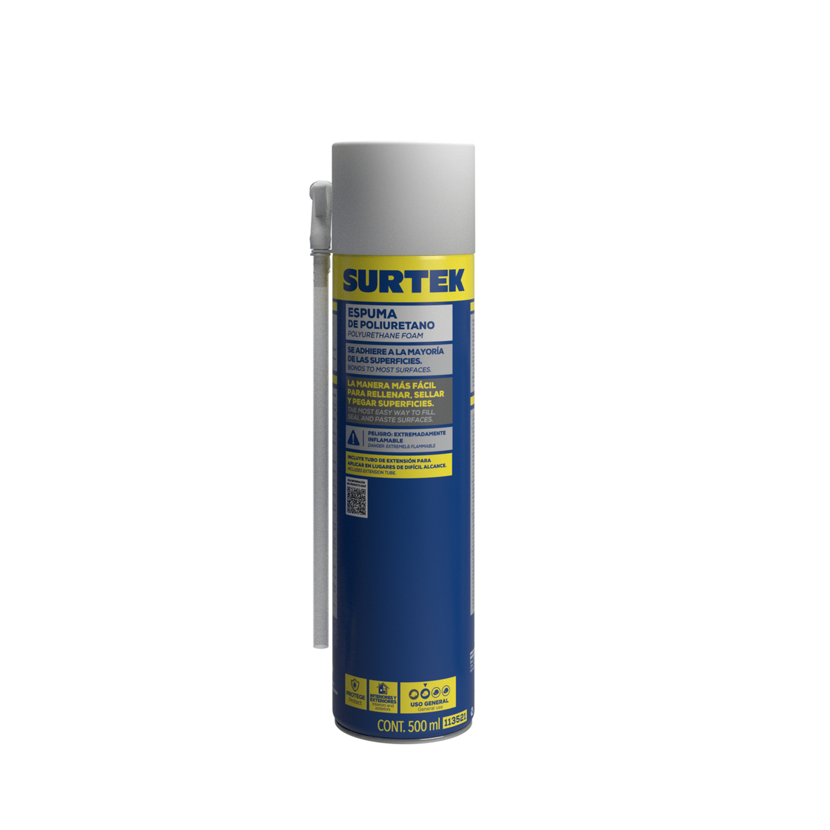 Espuma de poliuretano 500 ml Surtek