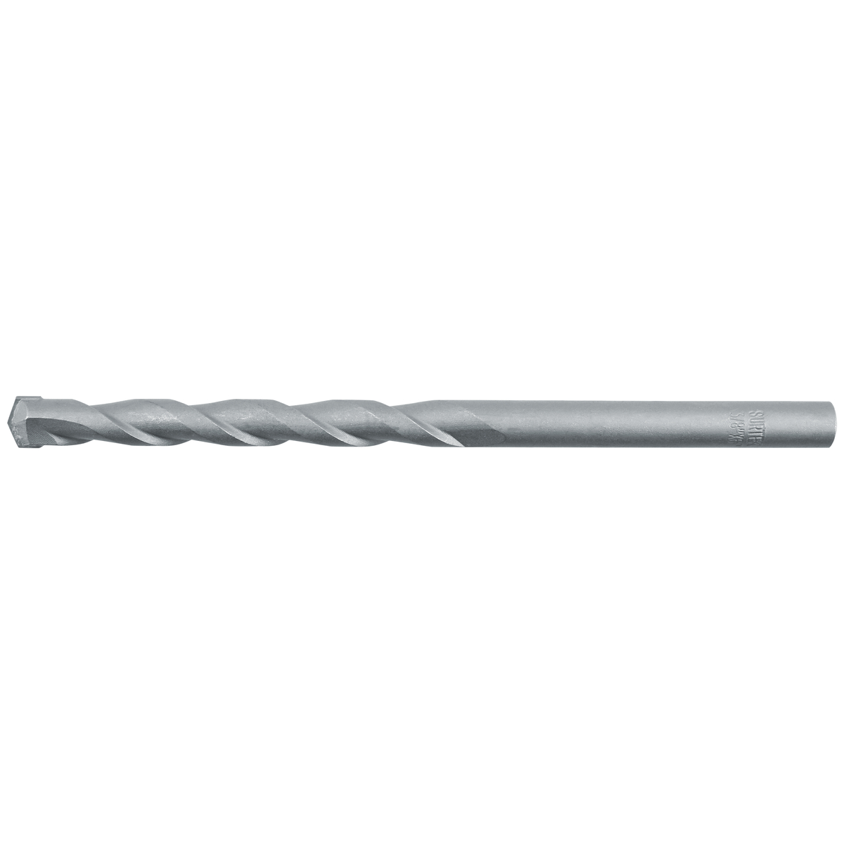 Broca para concreto de acero al carbono 3/8" x 6" zanco recto Surtek