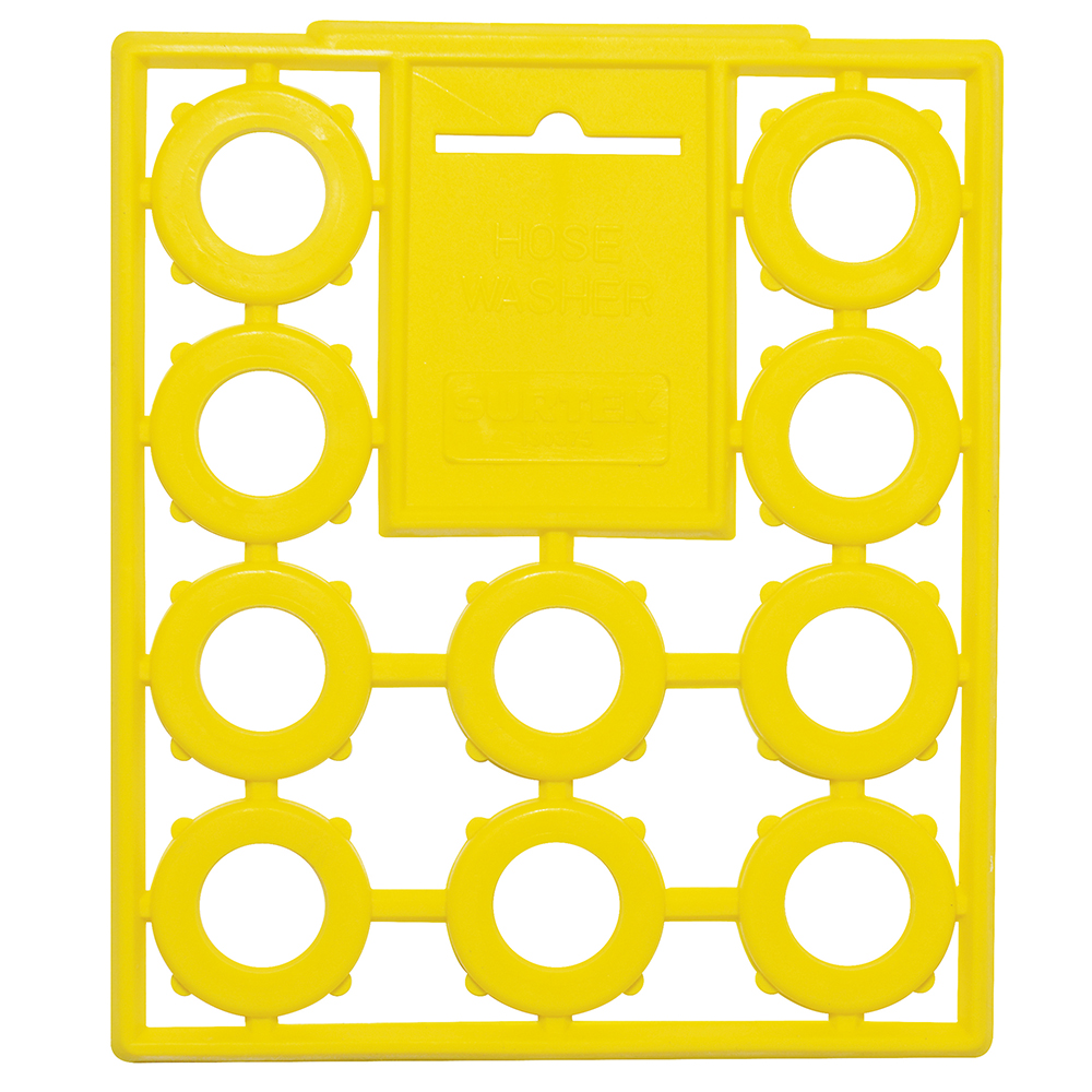 Juego de empaques de hule para conector para manguera de riego, 10 piezas Surtek