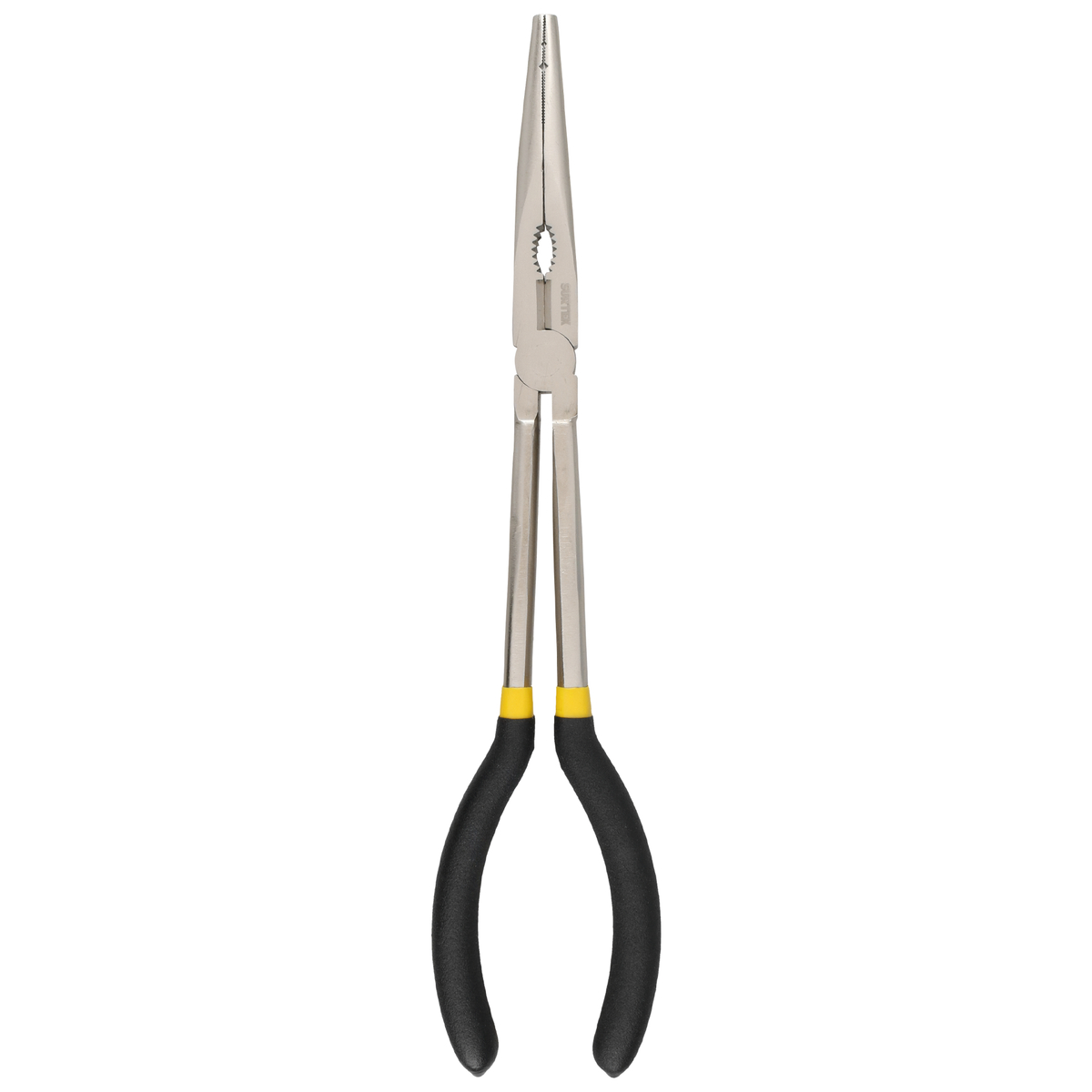 Pinza para electricista con mango doble plastisol de 11" punta extra larga Surtek
