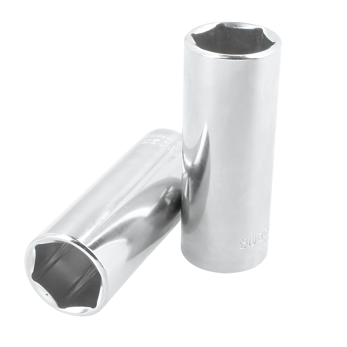 Dado largo cuadro de 1/4", 6 puntas, en pulgadas, 9/16" Surtek