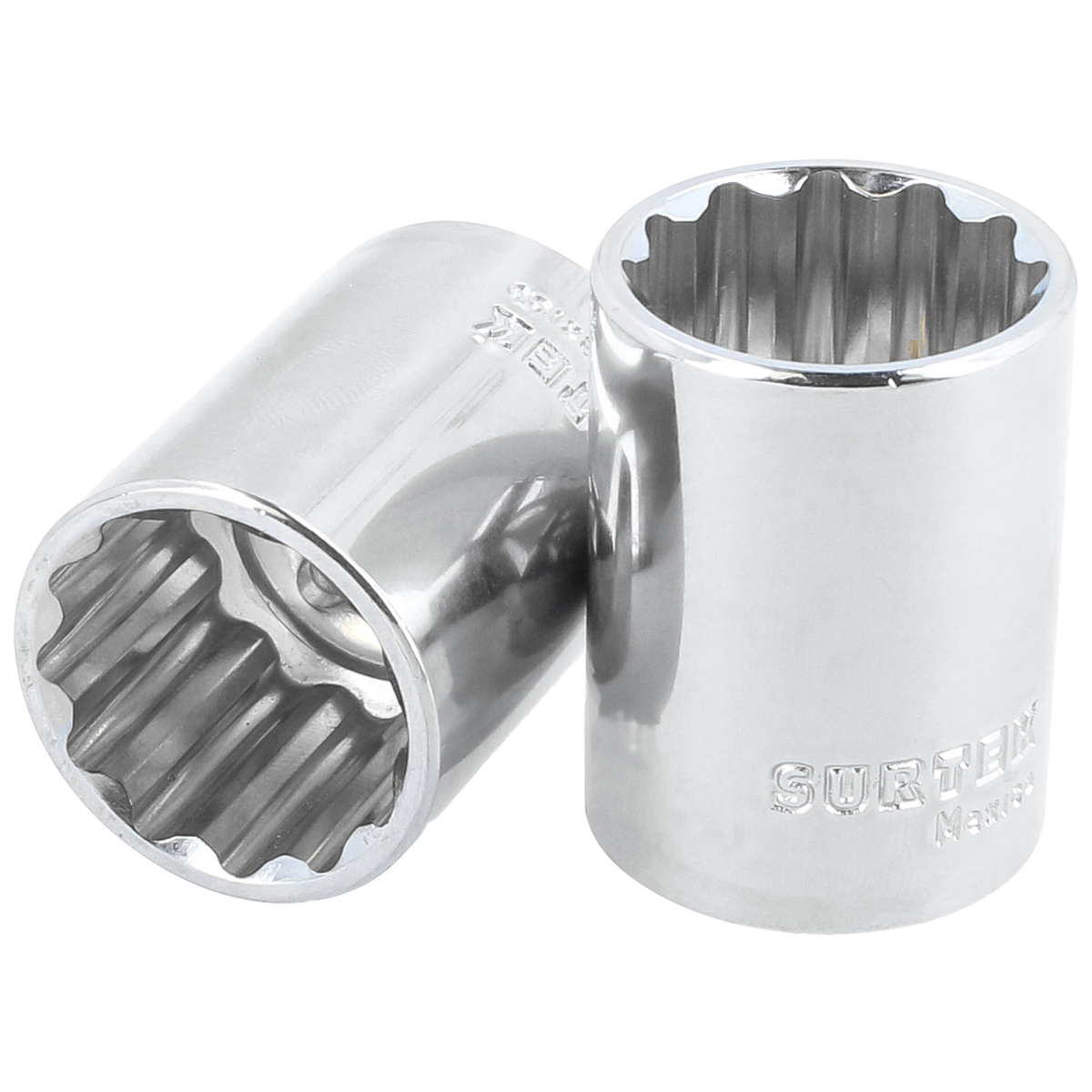 Dado cuadro de 1/2", 12 puntas, métrico, 15 mm Surtek