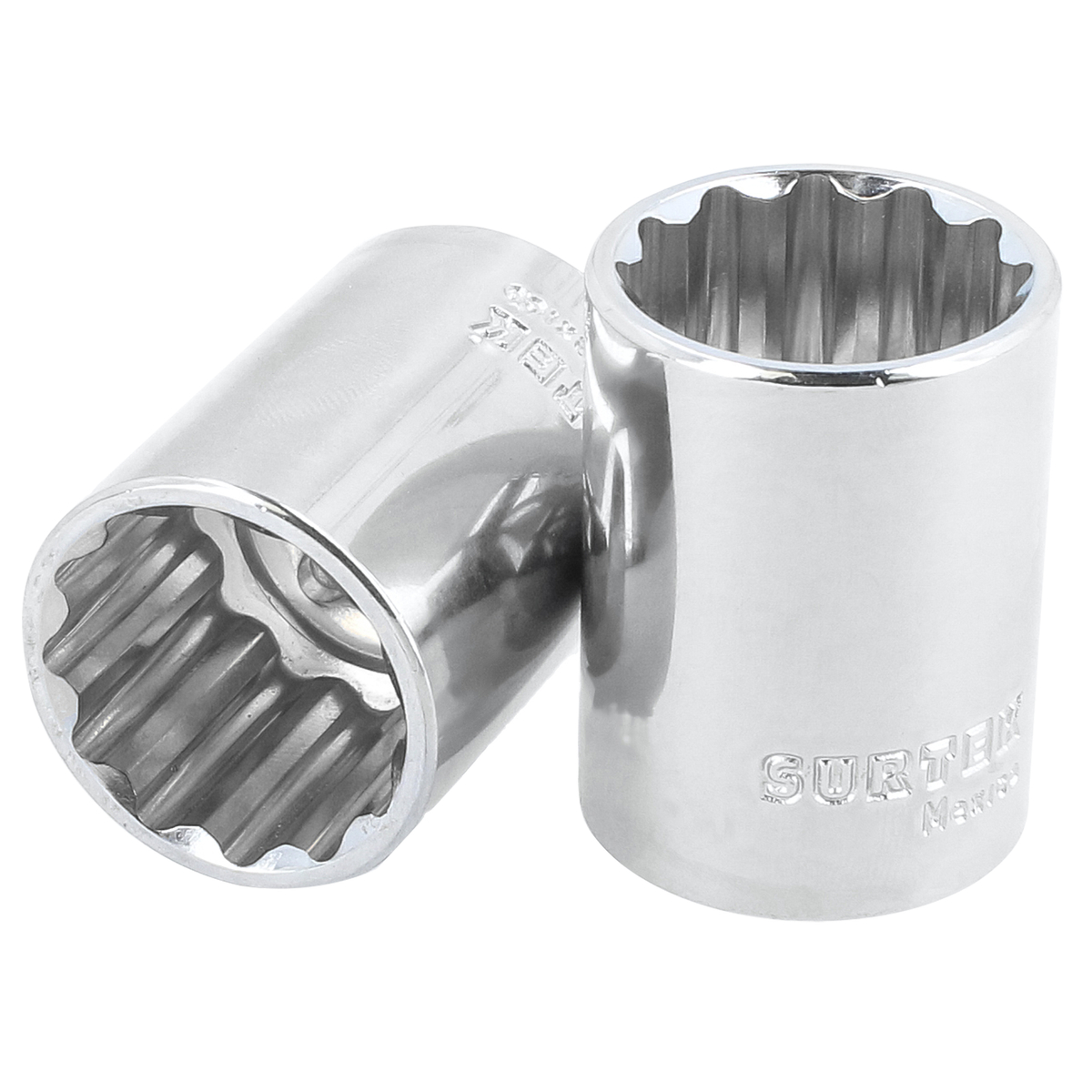 Dado en pulgadas cuadro de 1/2", 12 puntas, 5/8" Surtek